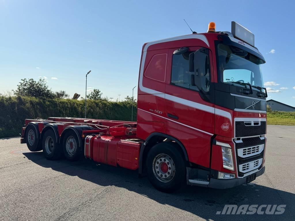 Volvo FH 500 Containertrucks met kabelsysteem