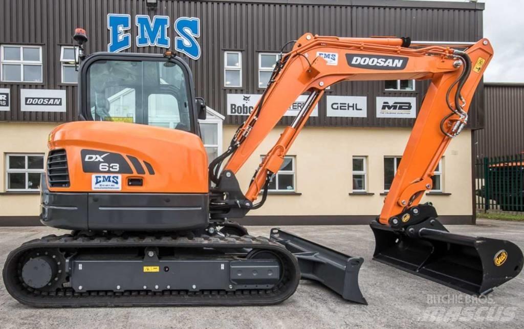 Doosan DX 63-3 Minigraafmachines < 7t