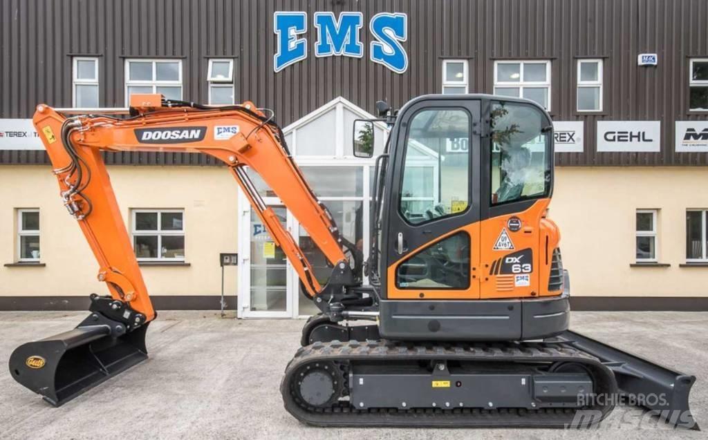 Doosan DX 63-3 Minigraafmachines < 7t