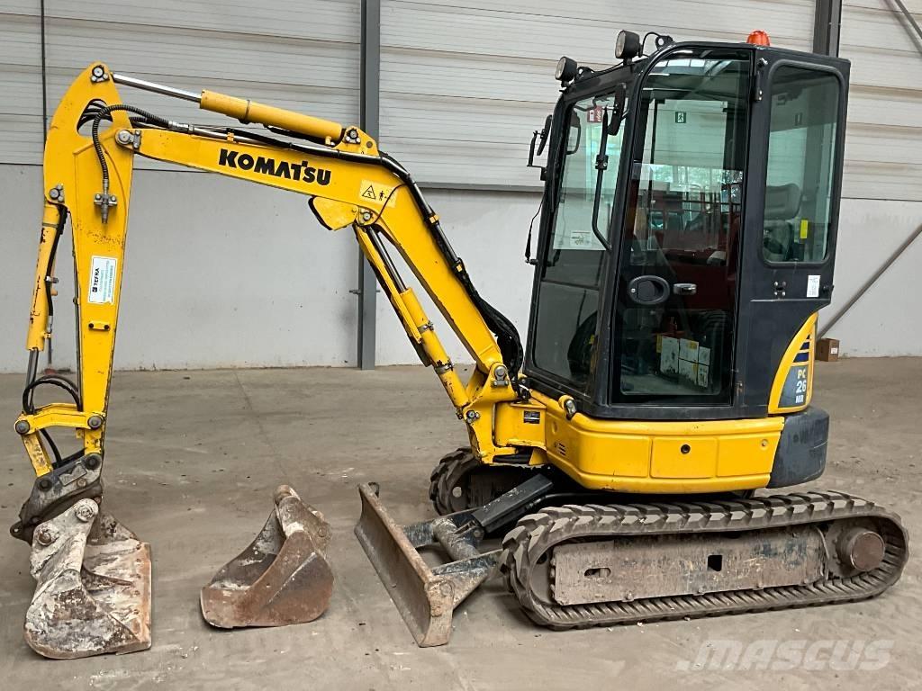 Komatsu PC 26 MR-3 Minigraafmachines < 7t