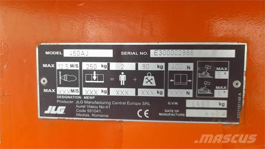 JLG 450AJSII Knikarmhoogwerkers
