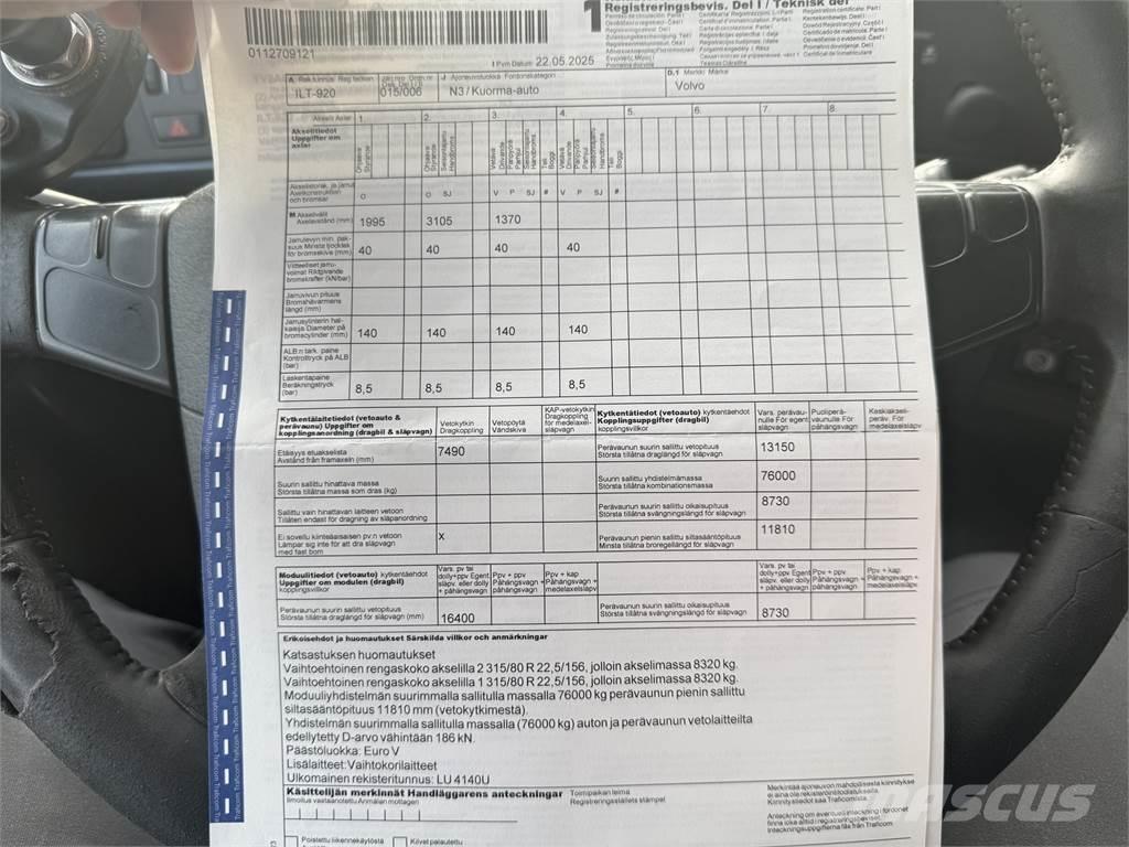 Volvo FH 540 8X4 Vrachtwagen met containersysteem