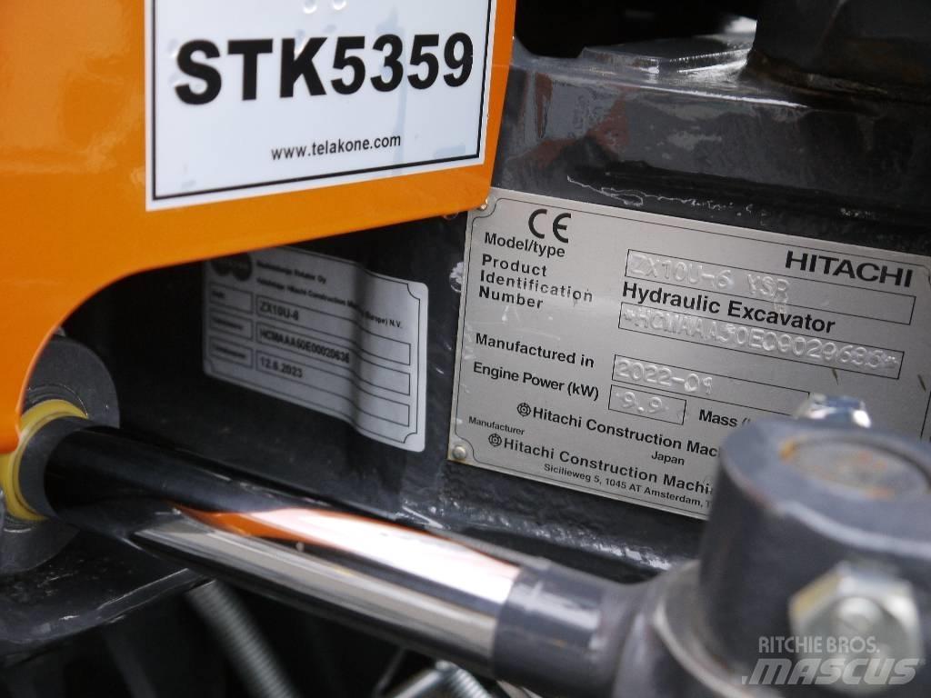 Hitachi ZX 10 U-6 Minigraafmachines < 7t