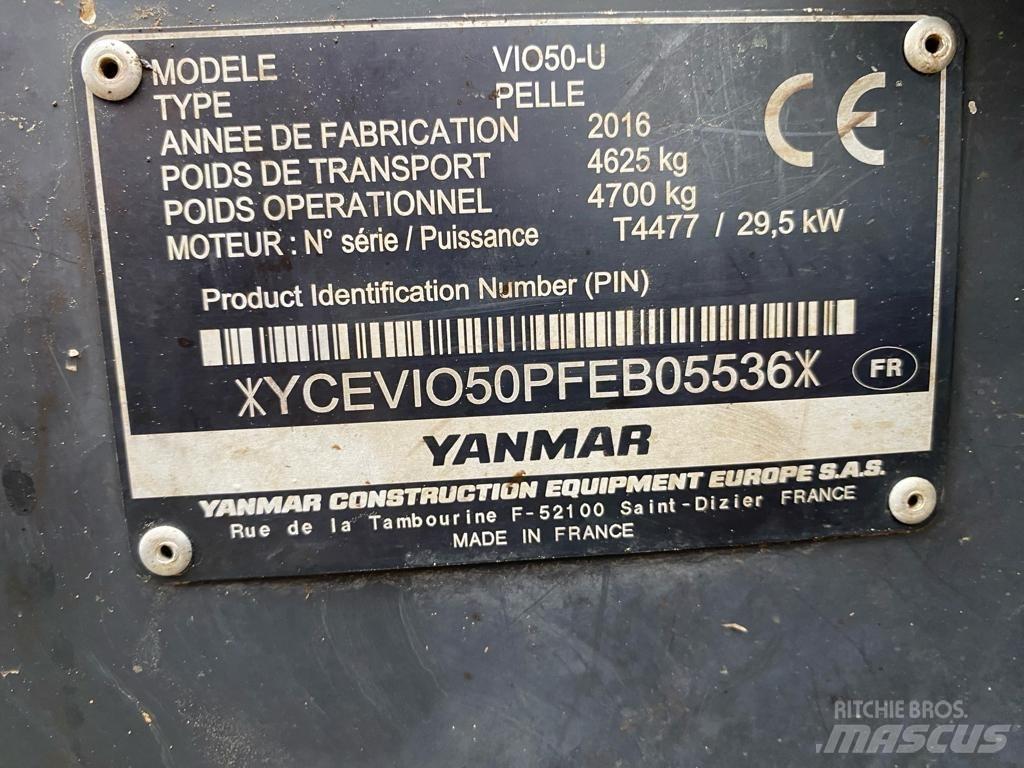 Yanmar Vio 50 U Minigraafmachines < 7t