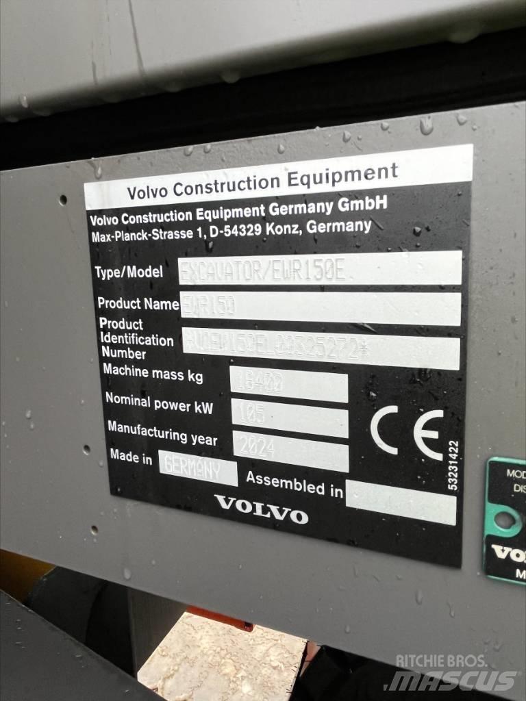 Volvo EWR 150 E Wielgraafmachines