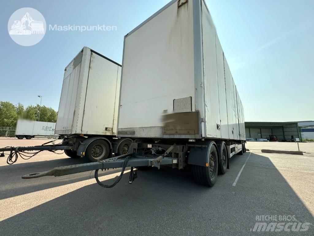 Närko D4HW13L62 Gesloten opbouw trailers