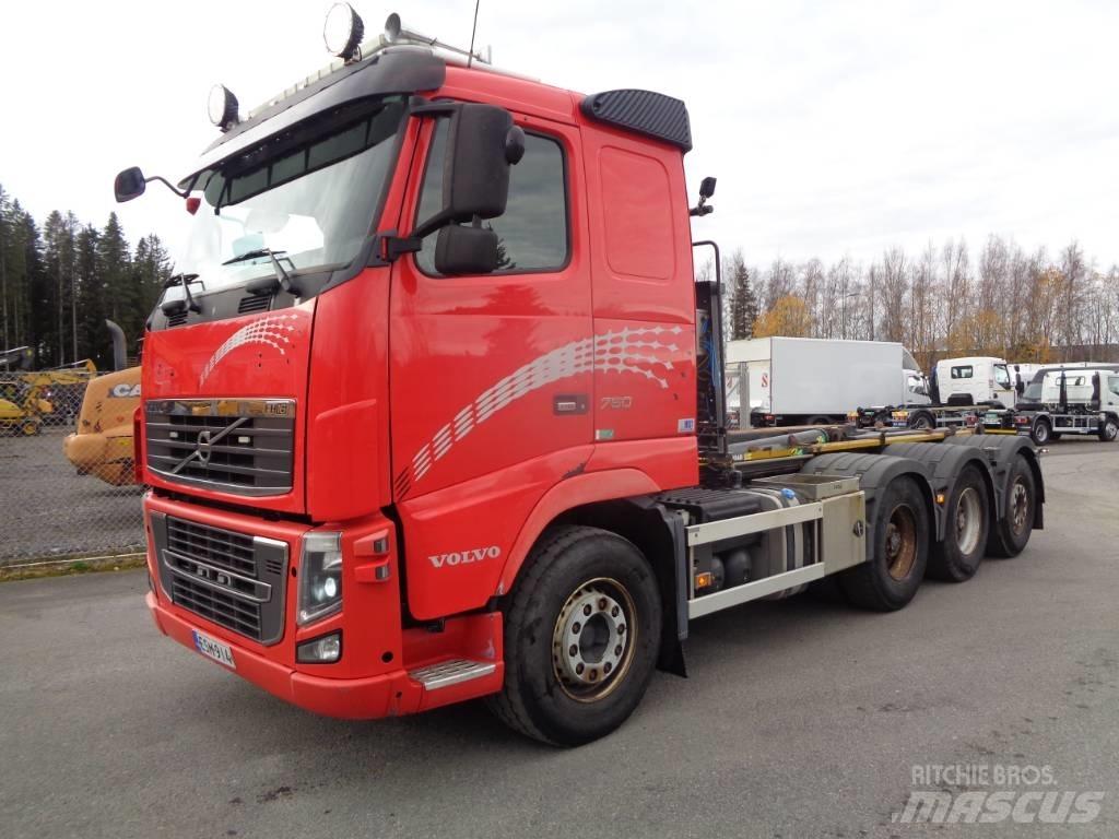Volvo FH 750 8x4 Vrachtwagen met containersysteem