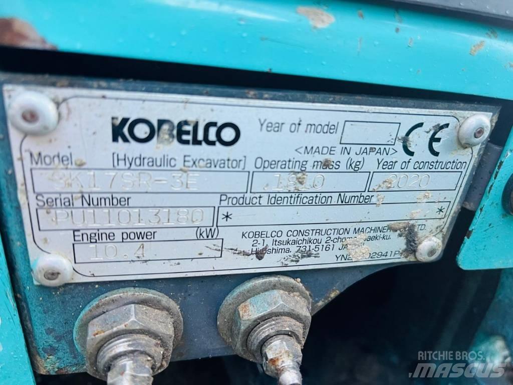 Kobelco SK 17 SR-3 Minigraafmachines < 7t