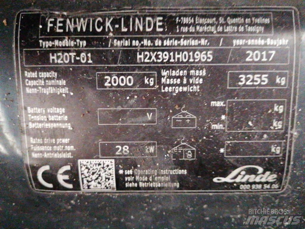 Linde H20T-01 LPG heftrucks