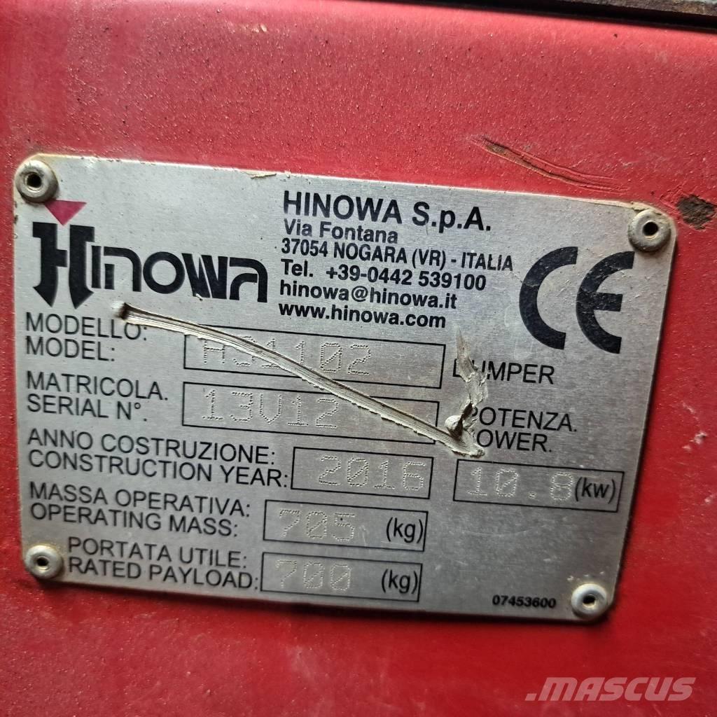Hinowa HS1102 Rupsdumpers