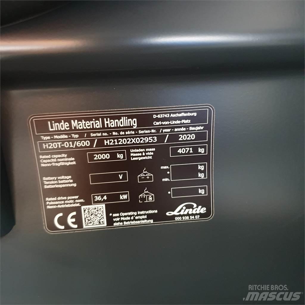 Linde H20T/600 LPG heftrucks