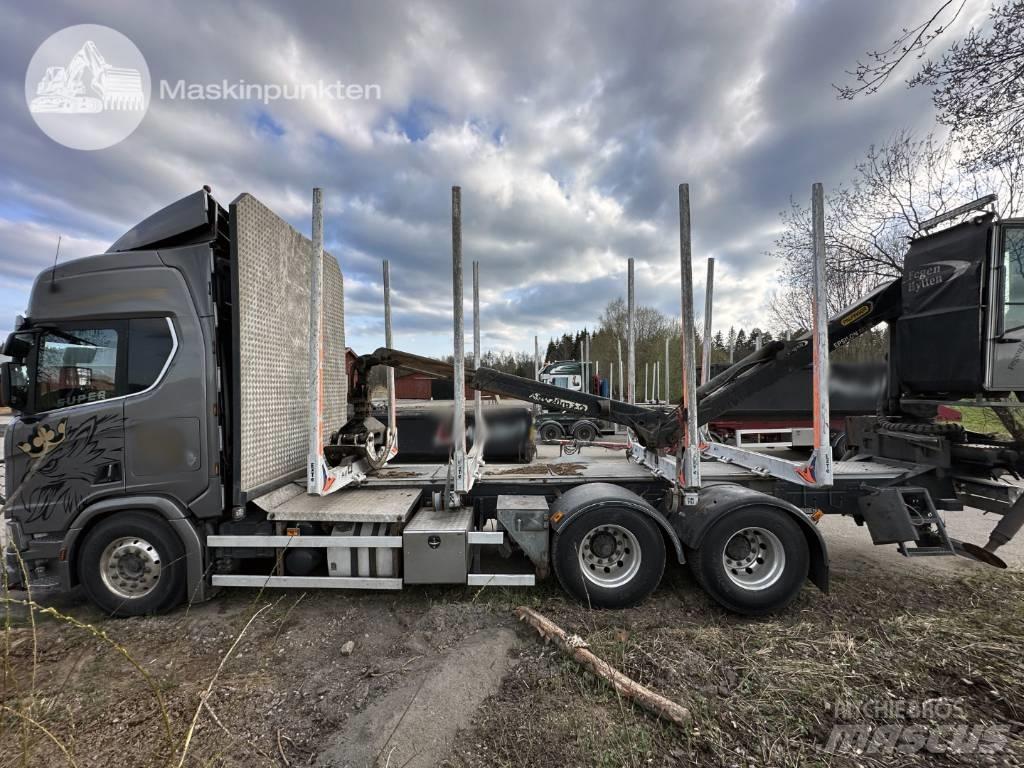 Scania R 730 Hout-Bakwagens