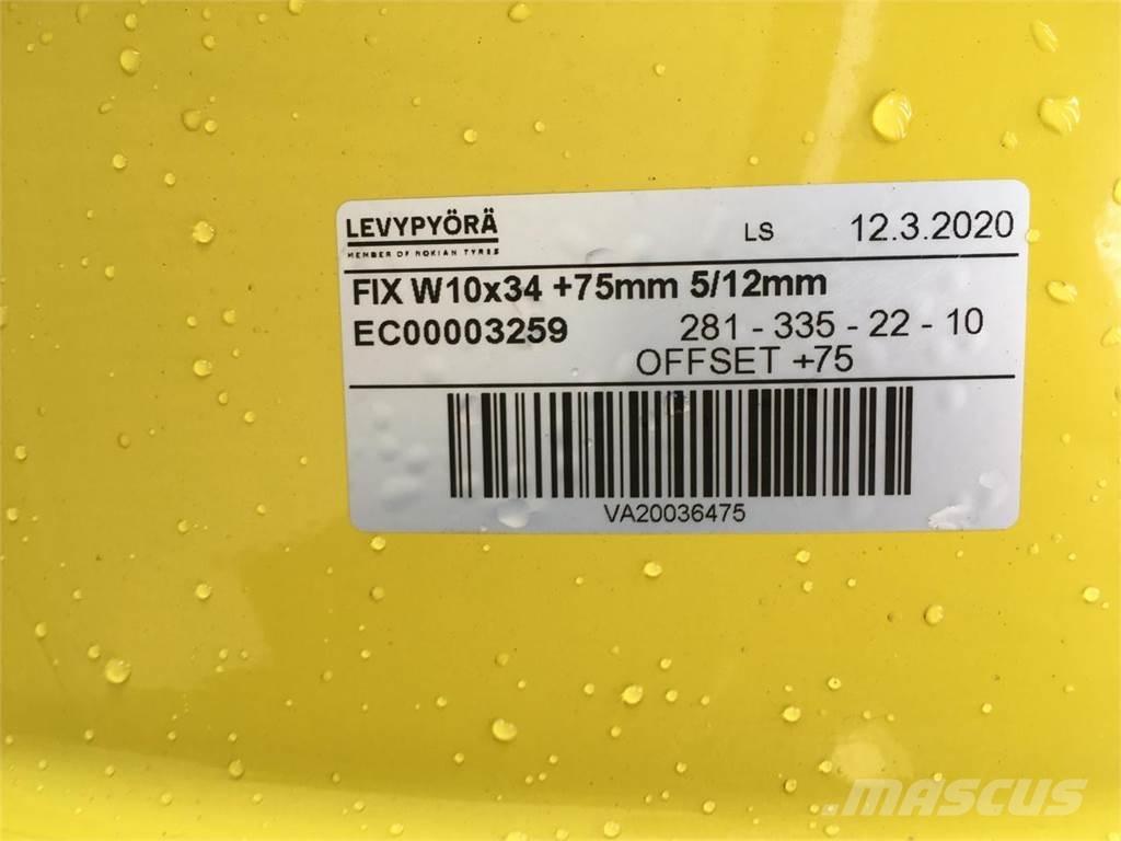 John Deere 10x34 Banden, wielen en velgen