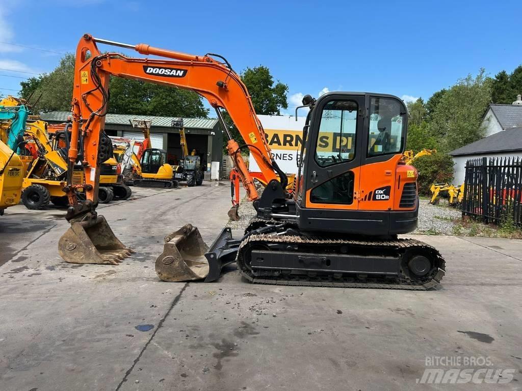 Doosan DX 80 R Midigraafmachines 7t - 12t