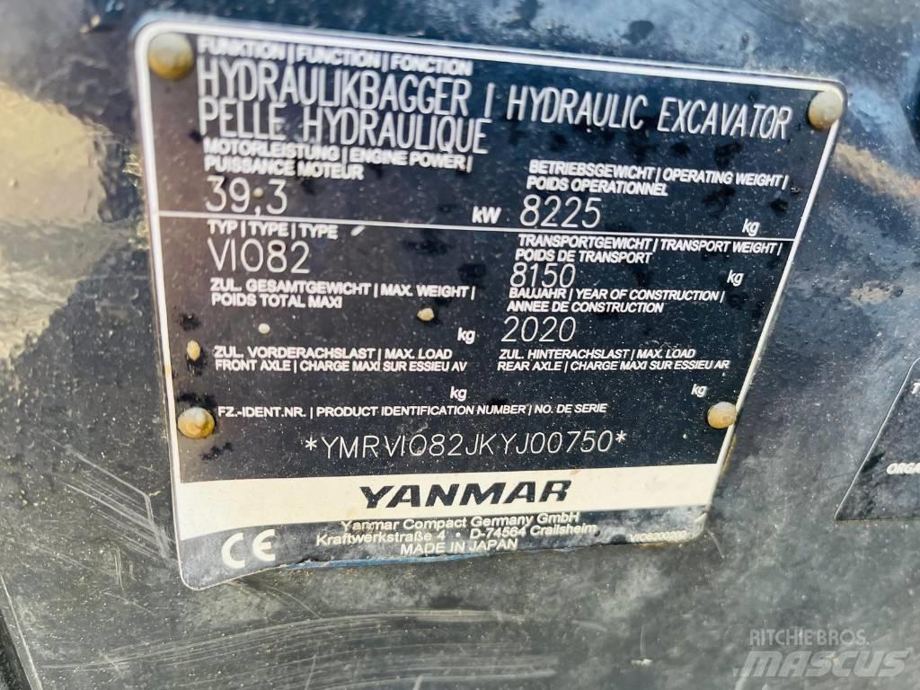 Yanmar Vio 82 Midigraafmachines 7t - 12t