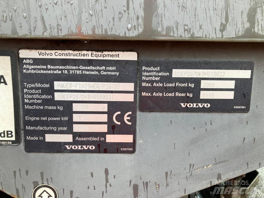 Volvo P 2870 D Asfaltafwerkmachines