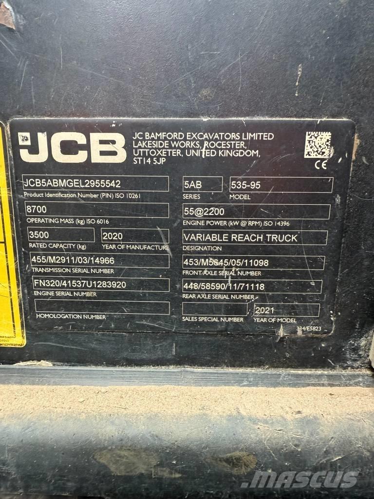 JCB 535-95 Verreikers