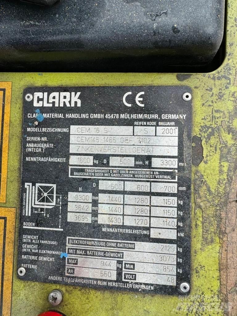 Clark CEM 16S Heftrucks overige