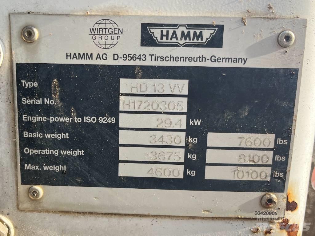 Hamm HD 13 VV Duowalsen
