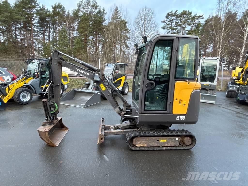 Volvo EC18 D Minigraafmachines < 7t