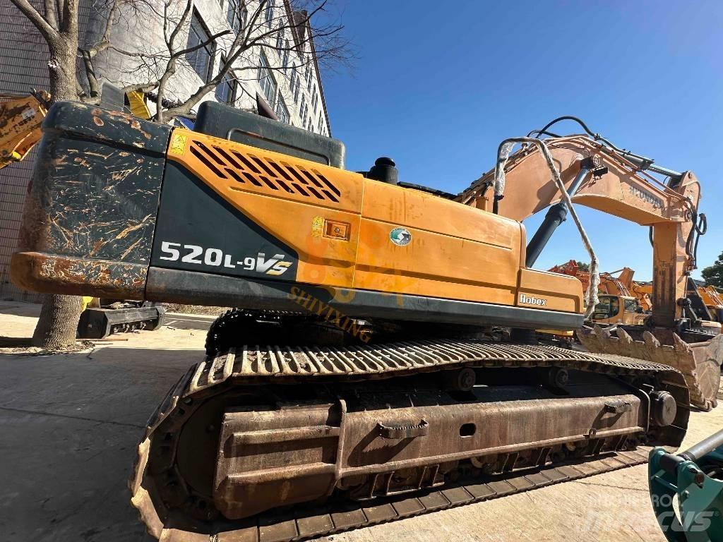 Hyundai Robex 520 VS Rupsgraafmachines