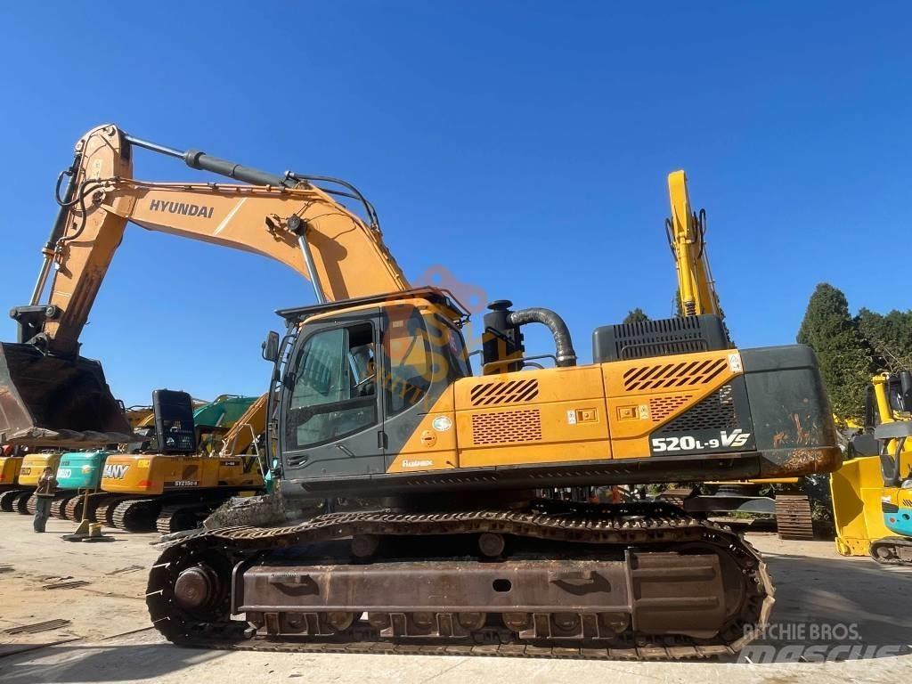 Hyundai Robex 520 VS Rupsgraafmachines