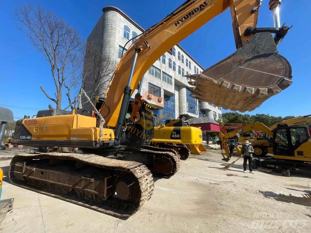 Hyundai Robex 520 VS Rupsgraafmachines