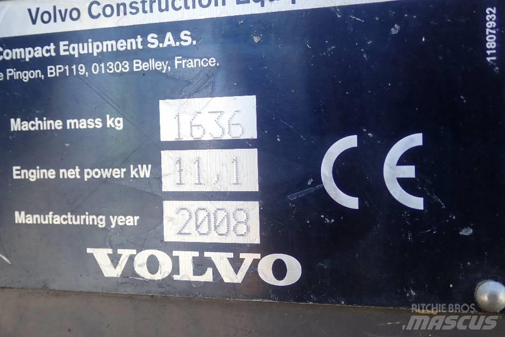 Volvo EC 15 B Minigraafmachines < 7t