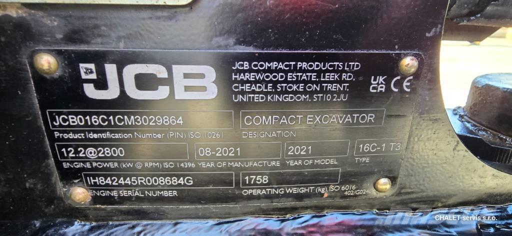 JCB 16 C-1 Minigraafmachines < 7t
