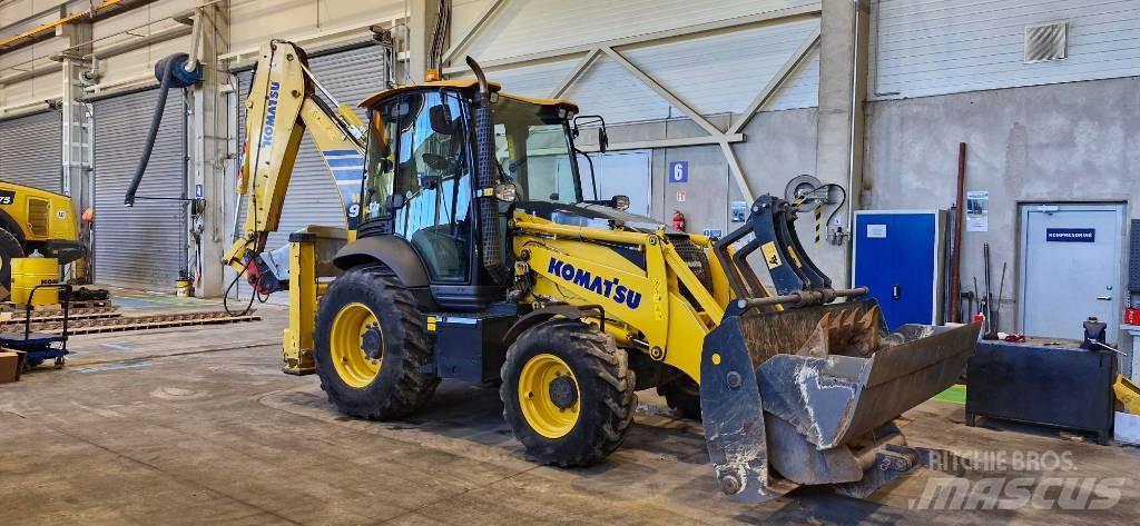 Komatsu WB 93 R Graaf-laadcombinaties