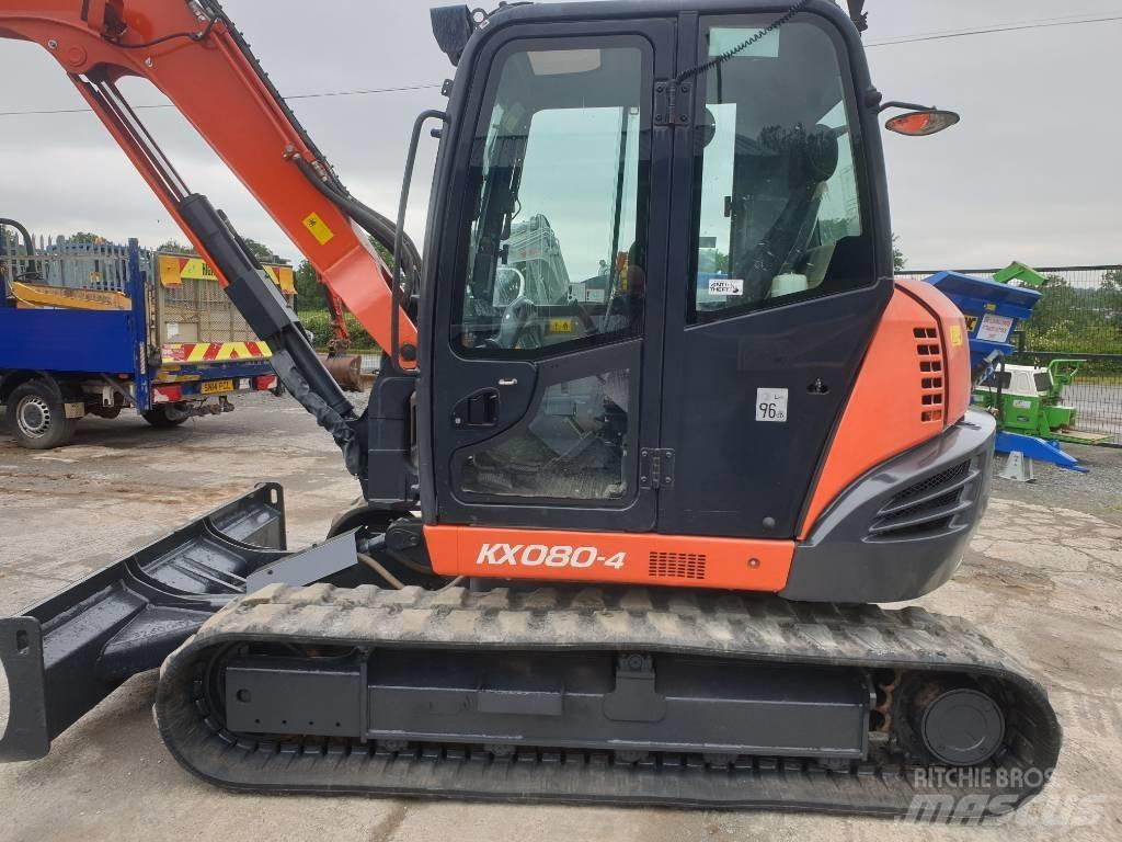 Kubota KX 080-4 Midigraafmachines 7t - 12t