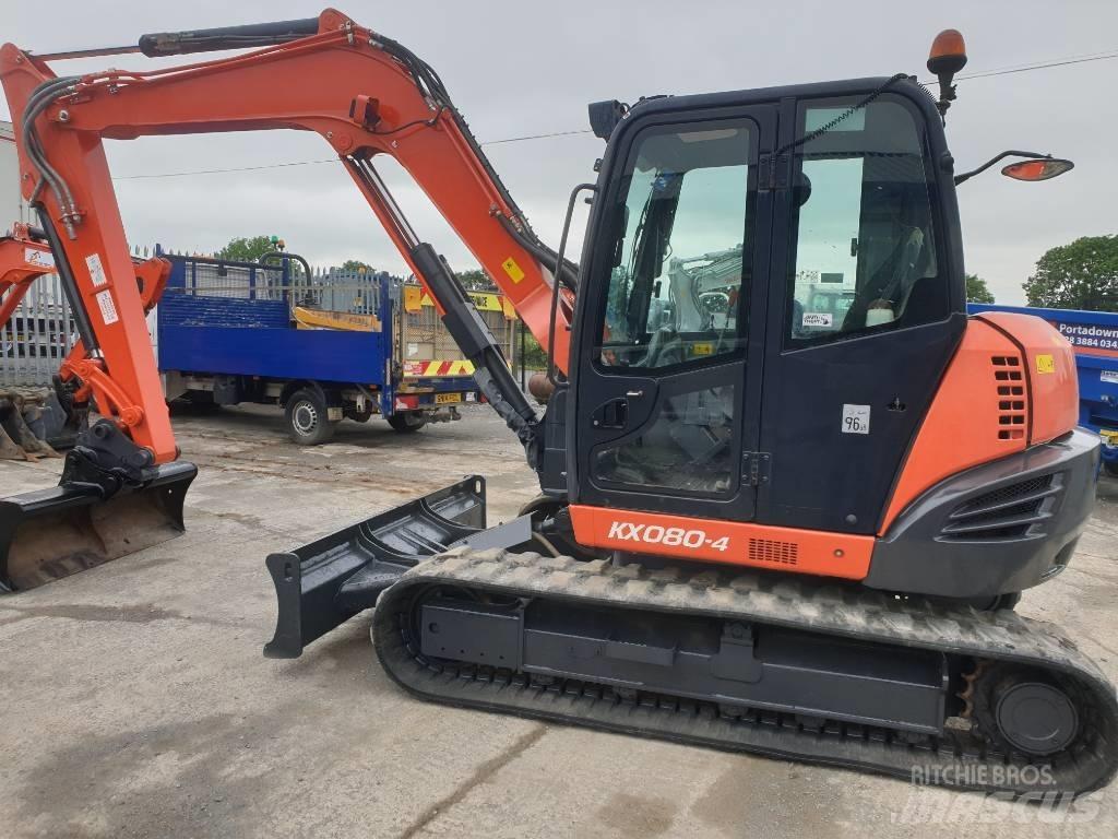Kubota KX 080-4 Midigraafmachines 7t - 12t
