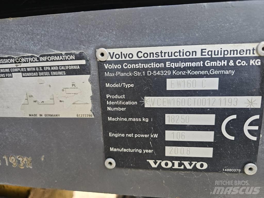 Volvo EW 160 C Wielgraafmachines