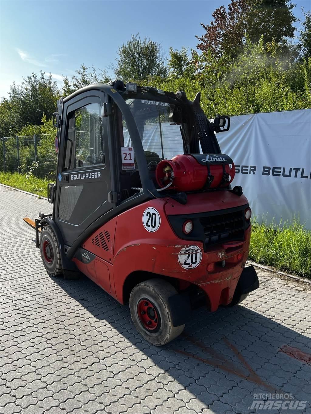 Linde H25T/600 LPG heftrucks