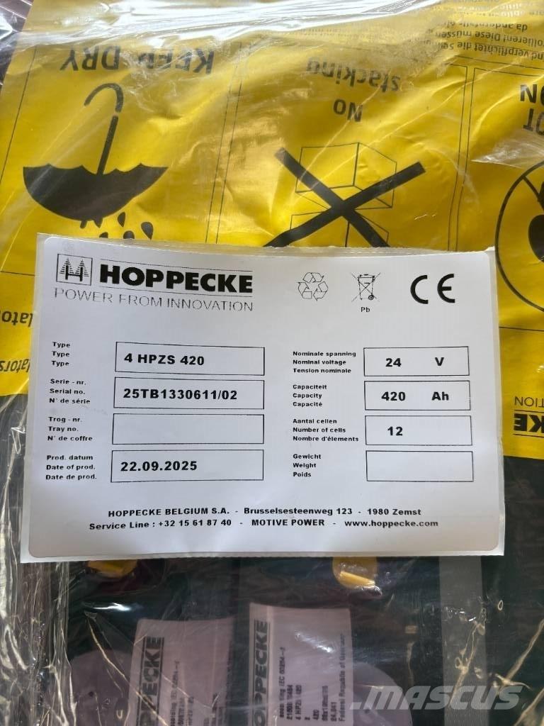 Hoppecke 4HPZS420 Batterijen