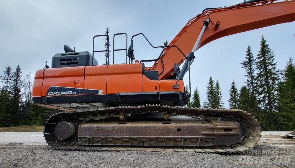 Doosan DX 340 LC Rupsgraafmachines