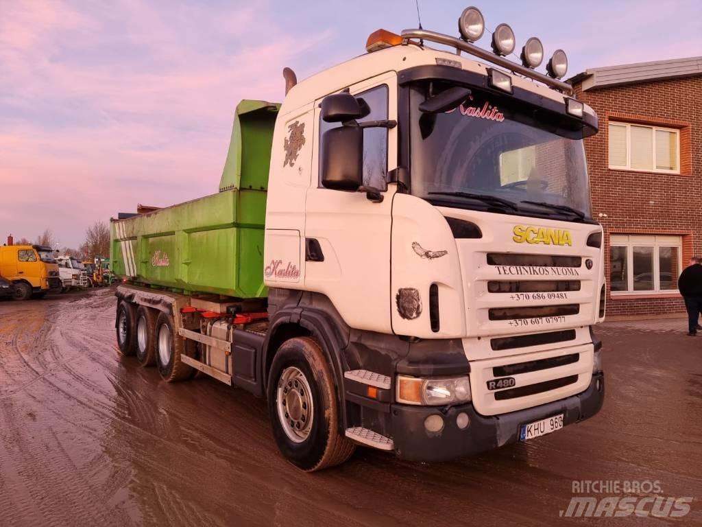 Scania R 480 8X4 Portaalsysteem vrachtwagens