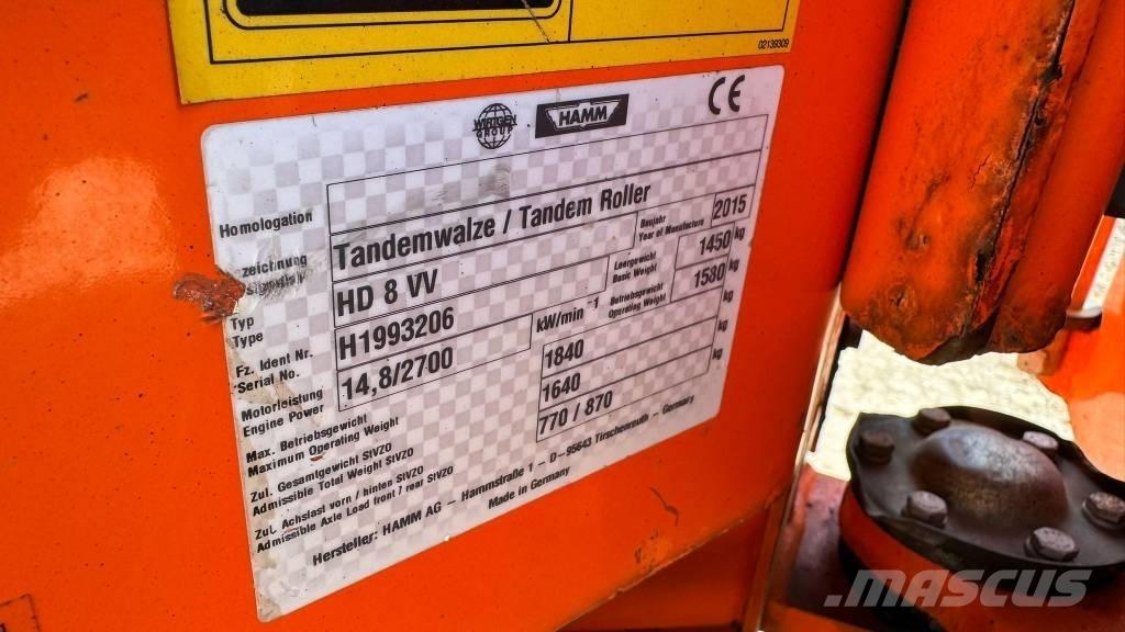 Hamm HD 8 VV Duowalsen