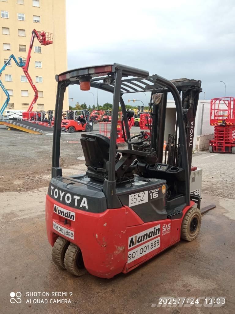 Toyota 8FBE16T Elektrische heftrucks