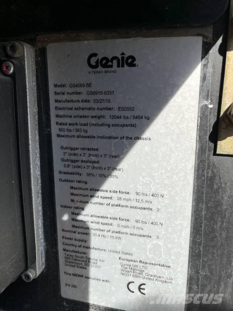 Genie GS 4069 BE Schaarhoogwerkers