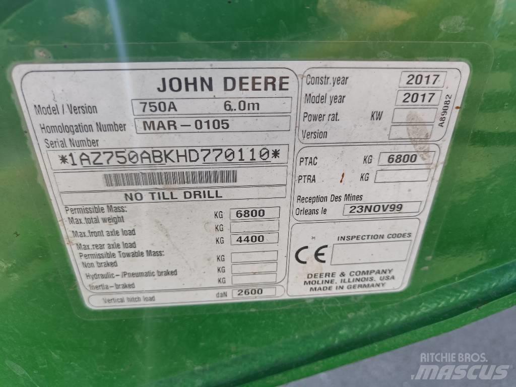 John Deere 750 A Zaaimachines