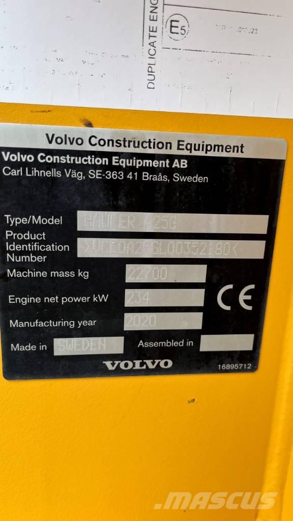 Volvo A25G Starre dumpers