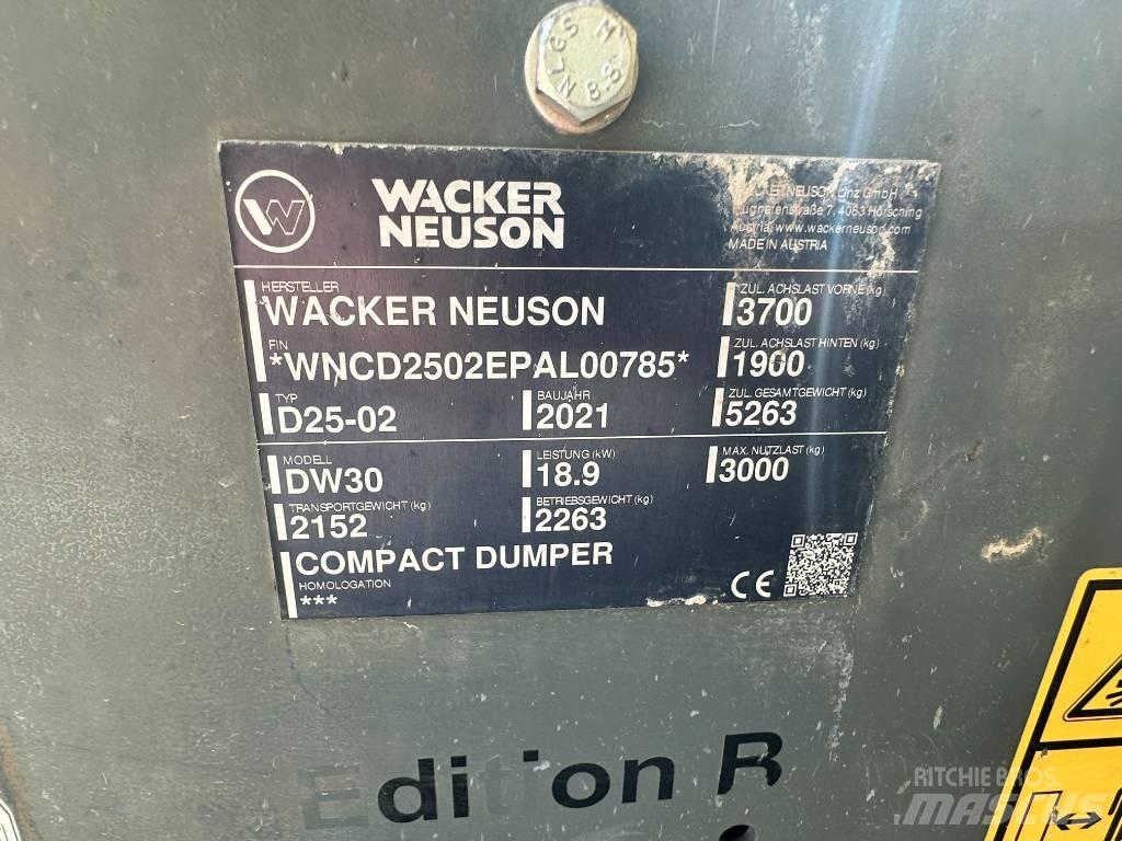 Wacker Neuson DW 30 Mini Dumpers
