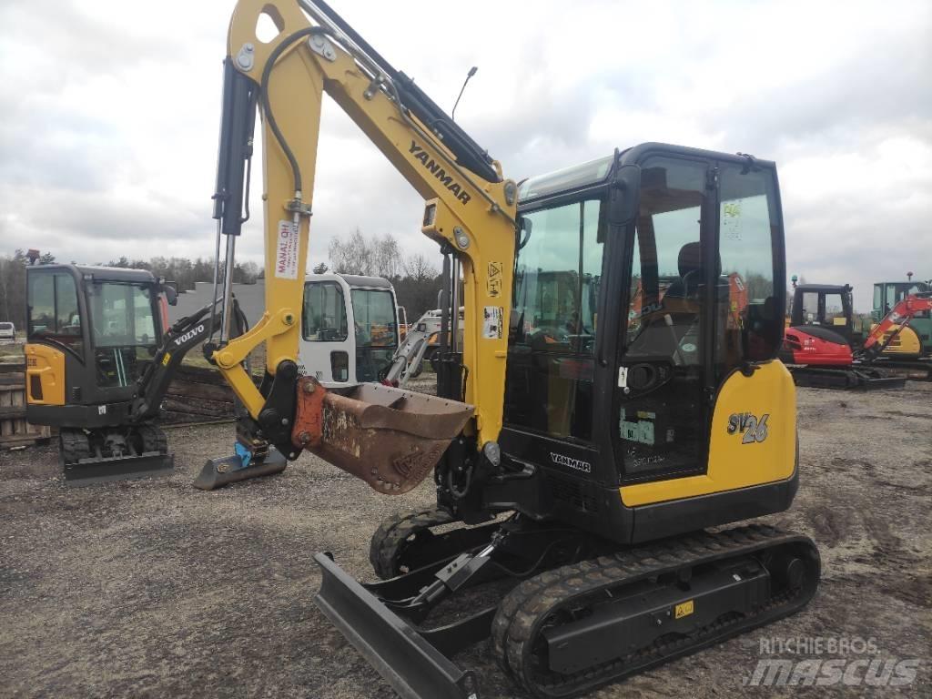 Yanmar SV 26 2017r Minigraafmachines < 7t