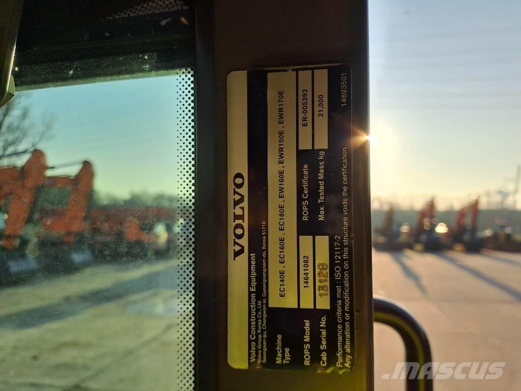 Volvo EW160E Wielgraafmachines