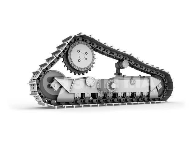 CAT D6M Rupsbanden, kettingen en onderstel