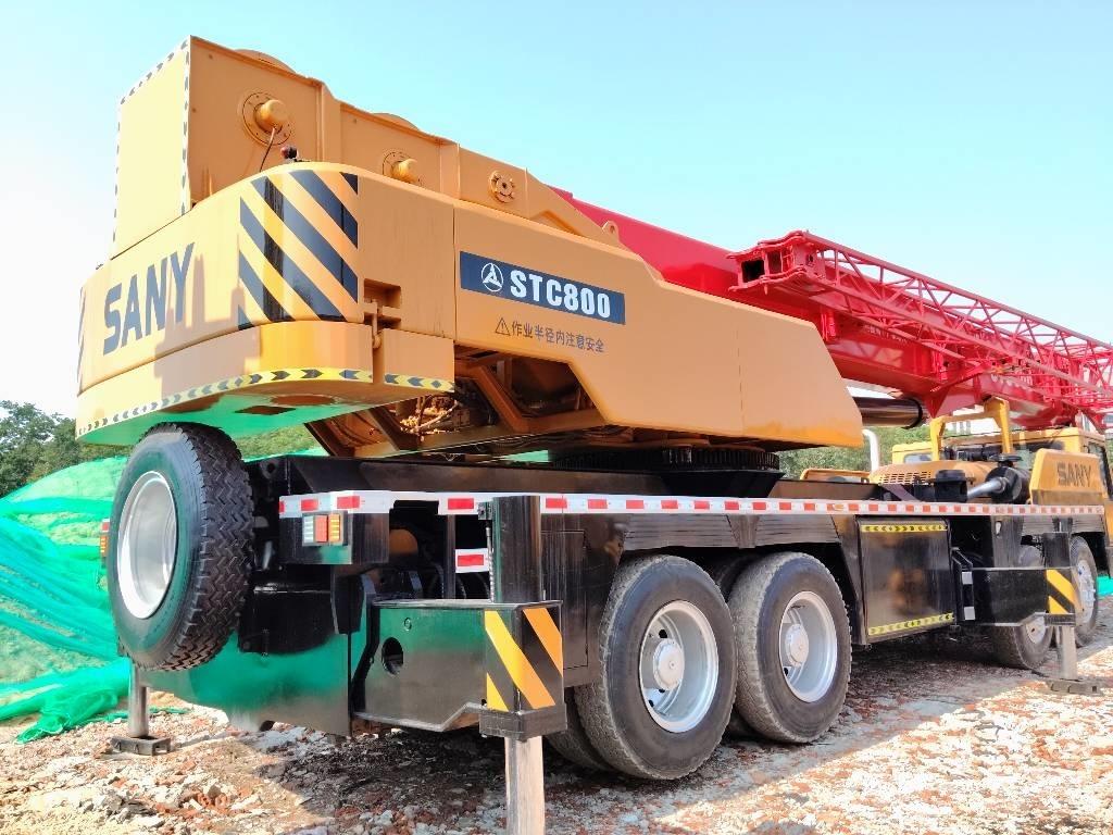 Sany STC 800 Takels, lieren en materiaalliften