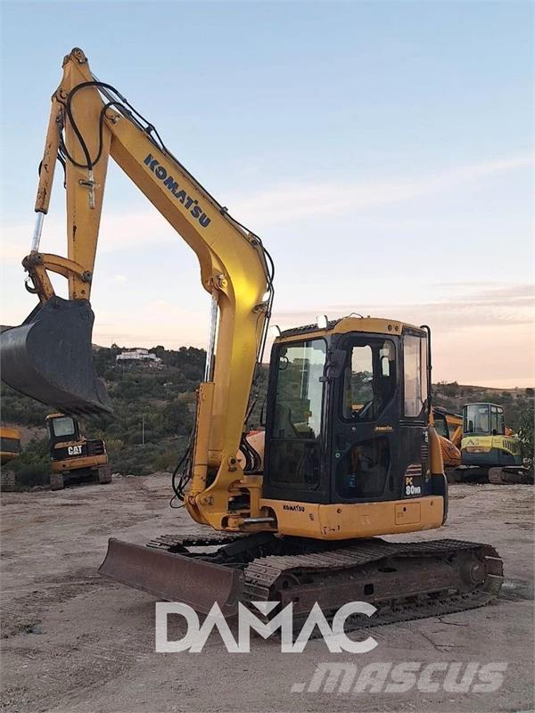 Komatsu PC80 Minigraafmachines < 7t