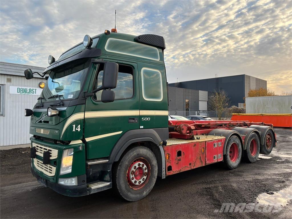 Volvo FM 500 Containertrucks met kabelsysteem
