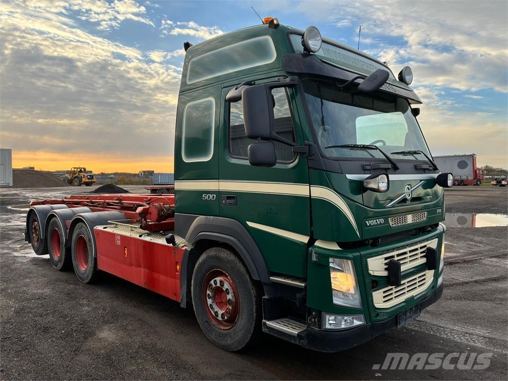 Volvo FM 500 Containertrucks met kabelsysteem